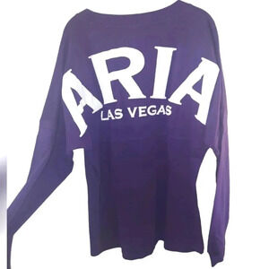 NWT Womens ARIA Las Vegas Long Sleeve Tee Tshirt
